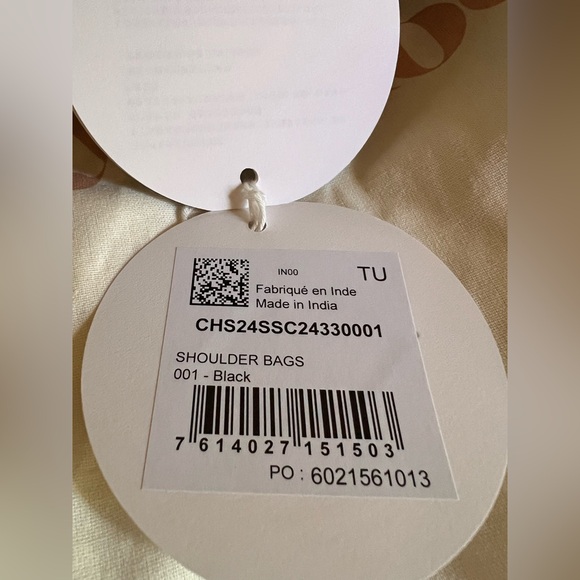 SEE BY CHLOE Joan Ladylike leather top handle shoulder + Dust bag - BLACK NWT - Picture 14 of 16